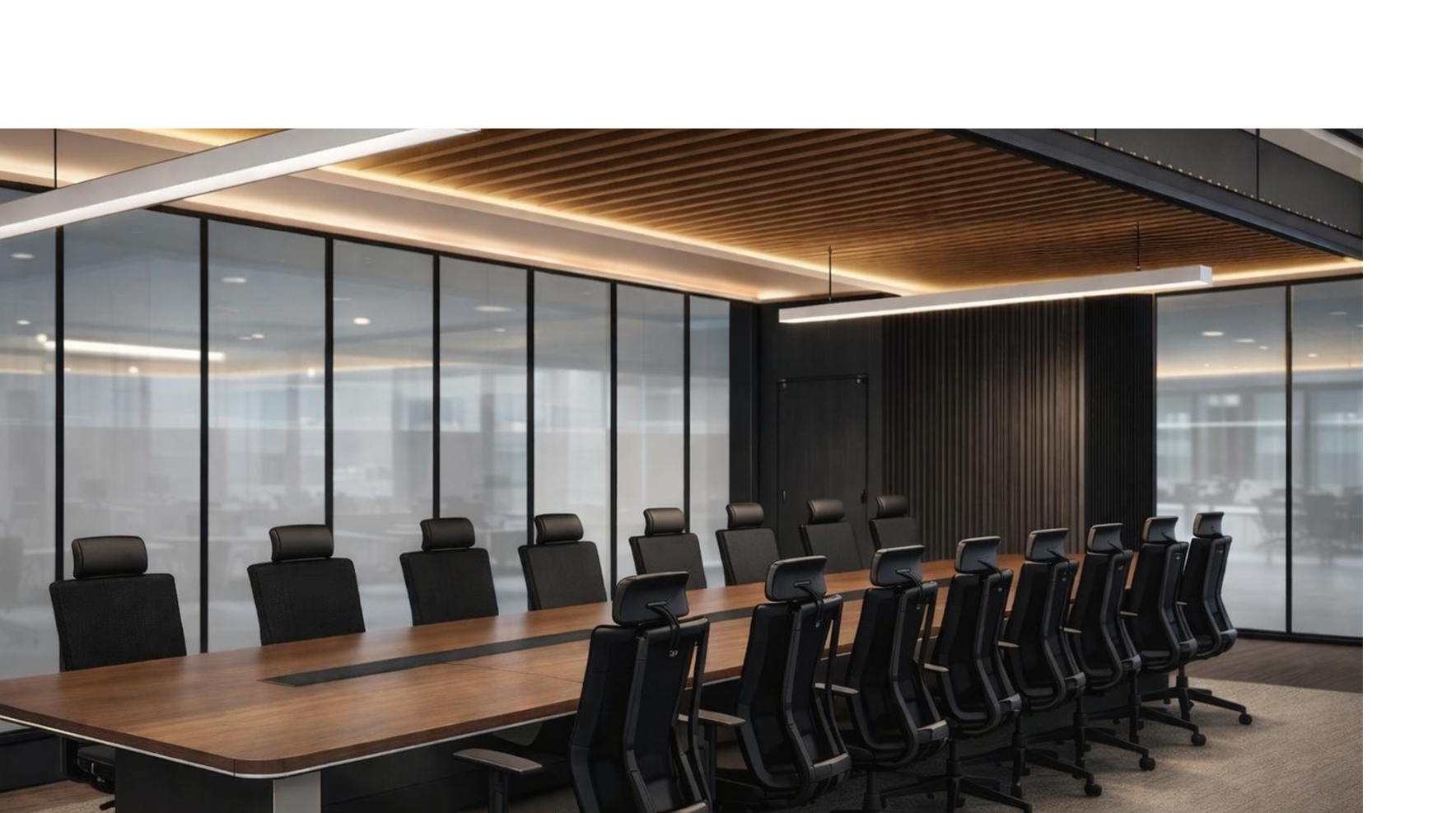 Conference room interior at Patil I-Labs — enlarged