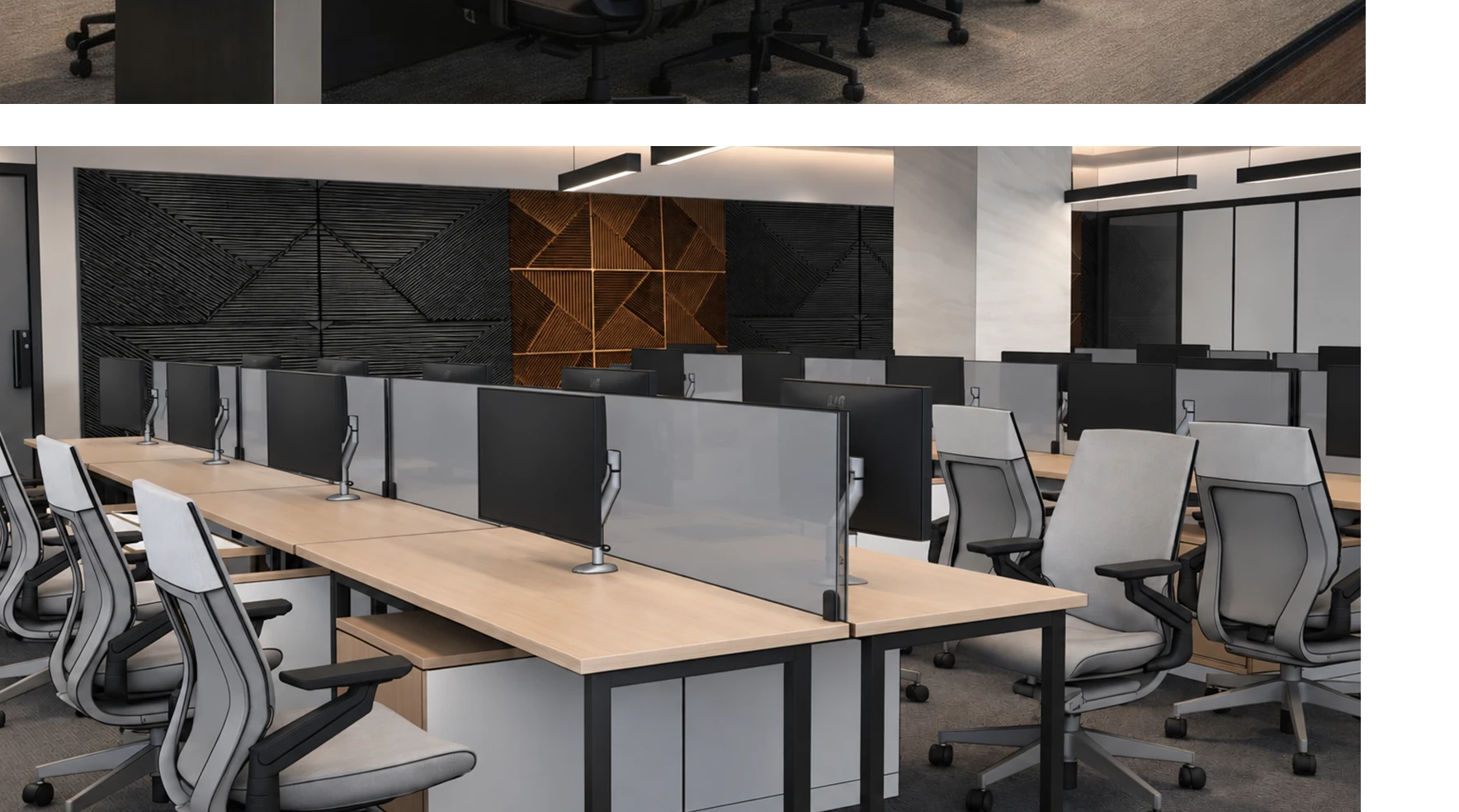 Open workstation area at Patil I-Labs